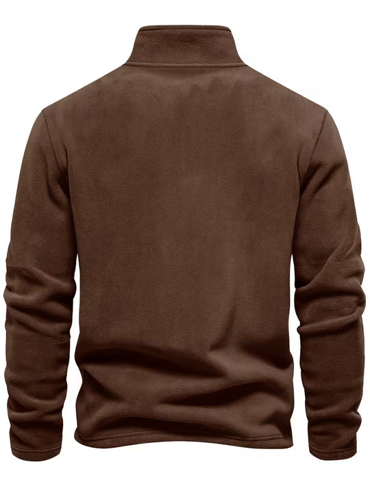 Matteo - Moderne Fleece Rits Trui