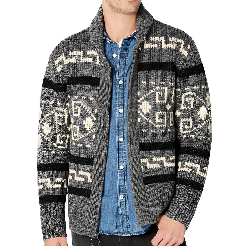 Lucas - Vest Gebreid Vintage Stijl Heren