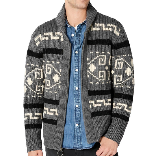 Lucas - Vest Gebreid Vintage Stijl Heren