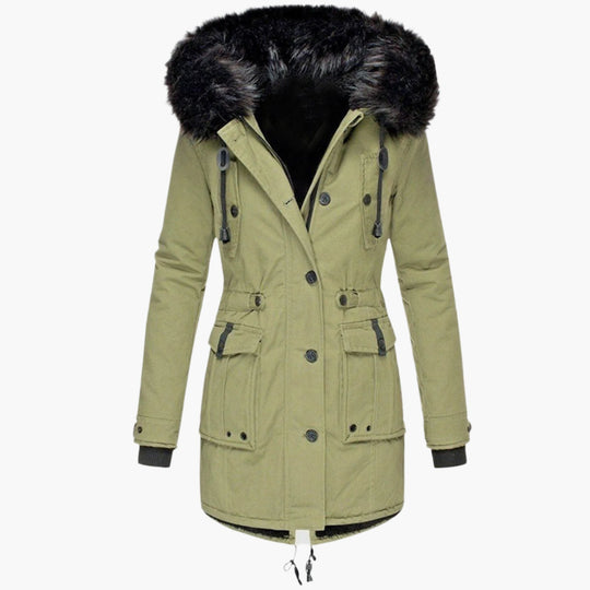 Patricia - Elegante Lange Gewatteerde Parka