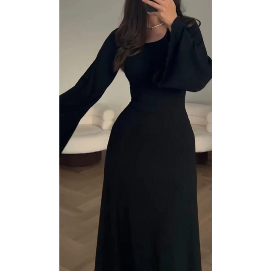 Elysia | Gebreide Maxi Jurk Dames