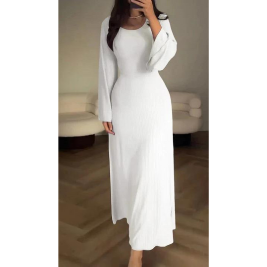 Elysia | Gebreide Maxi Jurk Dames