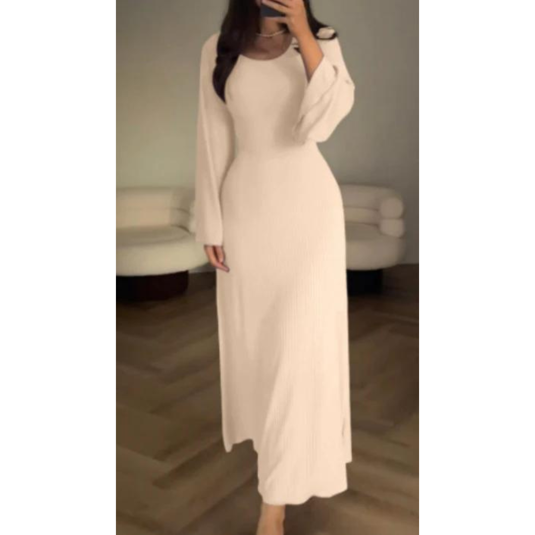 Elysia | Gebreide Maxi Jurk Dames