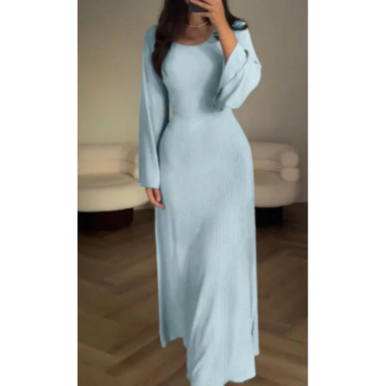 Elysia | Gebreide Maxi Jurk Dames