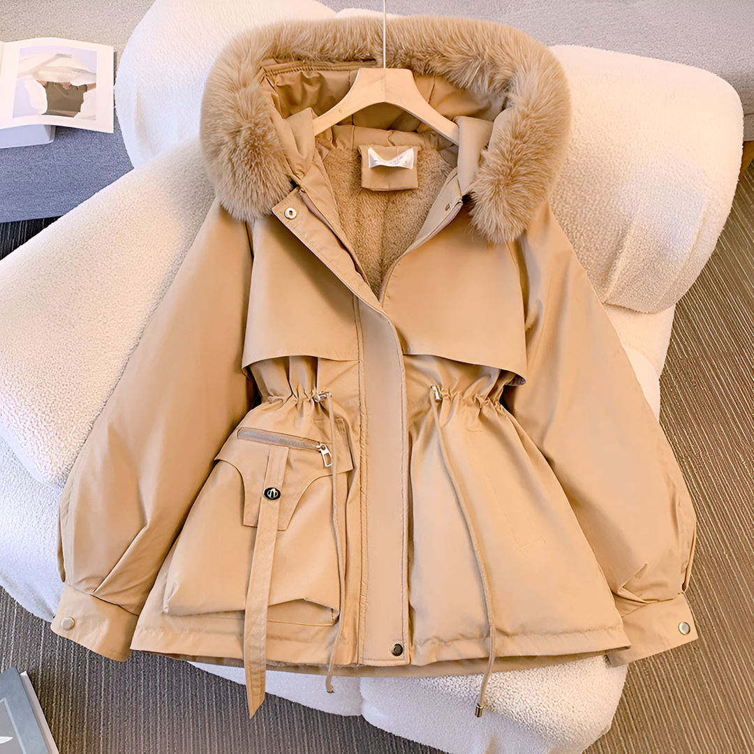 Victoria - Elegante Faux Fur Capuchon Winterjas