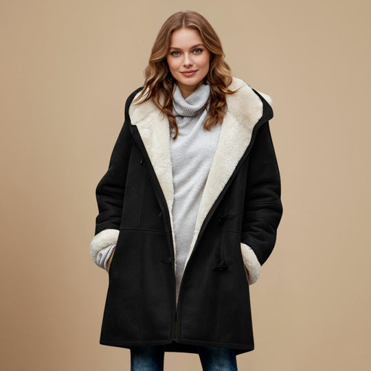 Sophie | Elegante Warme Teddy Gevoerde Duffelcoat
