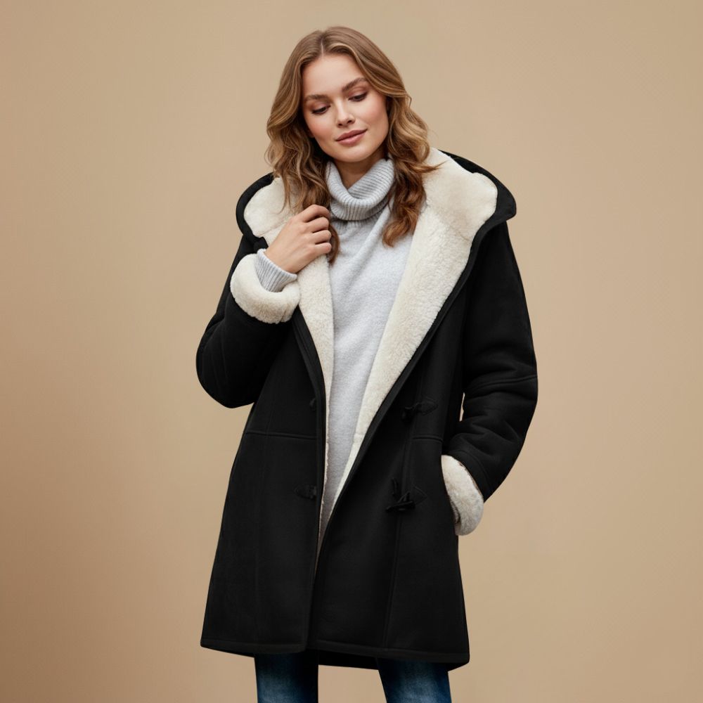 Sophie | Elegante Warme Teddy Gevoerde Duffelcoat