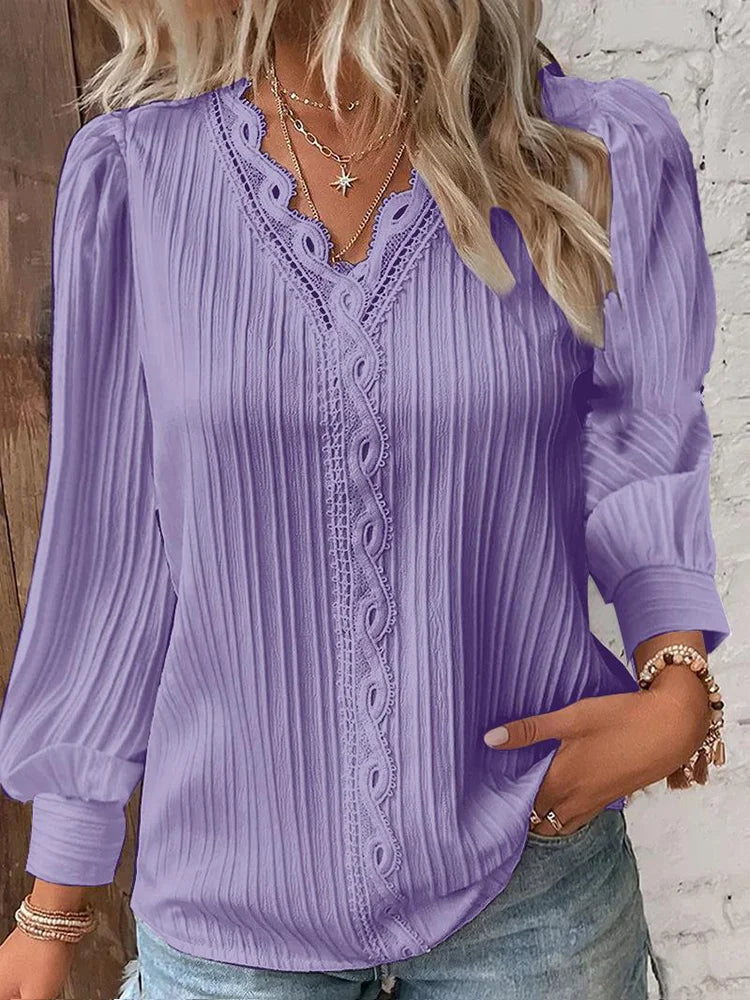 Liora - Comfortabele Blouse Met Stijlvolle Details