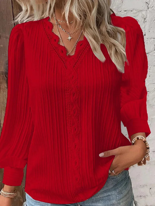 Liora - Comfortabele Blouse Met Stijlvolle Details