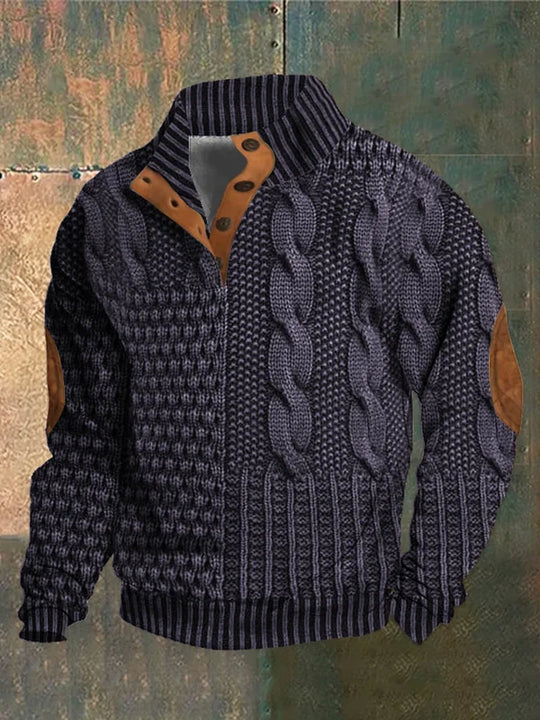 Jack - Trui Warm Patroon Heren