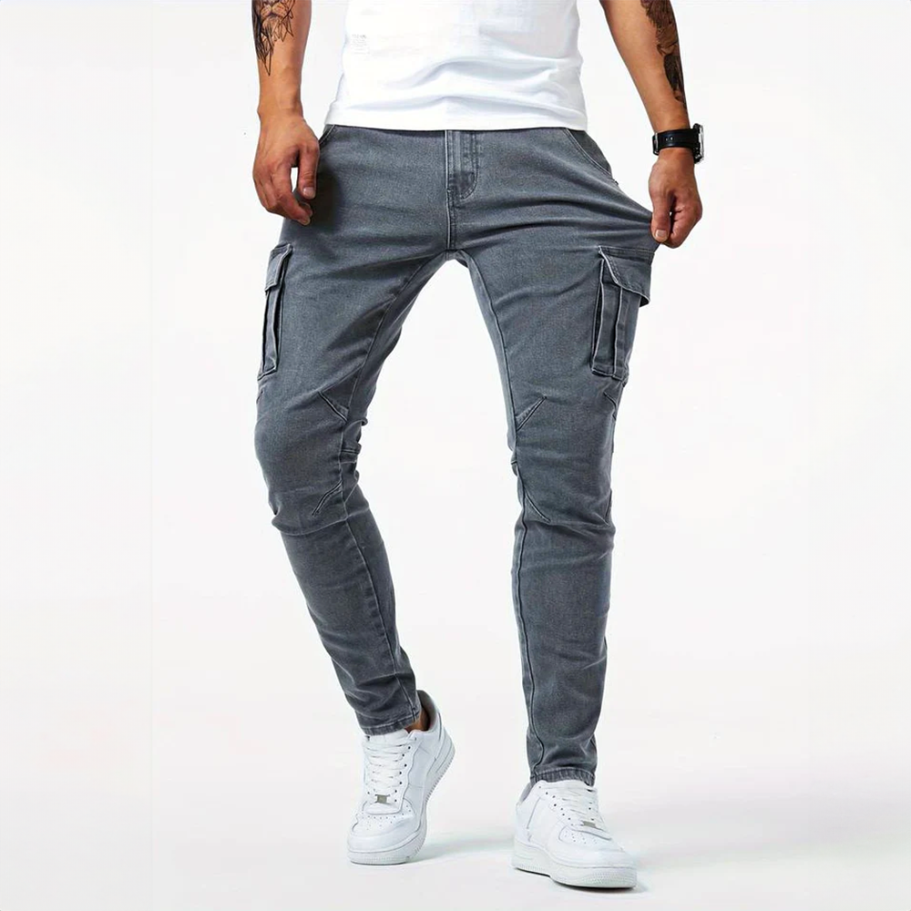Finn - Stretch Cargo Jeans Heren