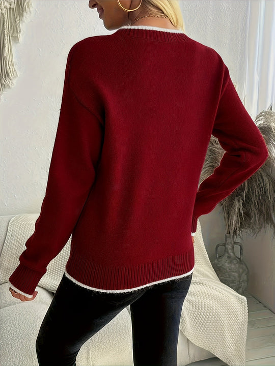 Caroline - Elegante Warme Gebreide Trui