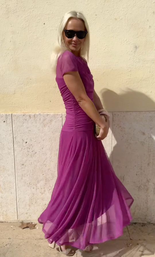 Maxi Jurk Dames Chiffon Elegant - Eva