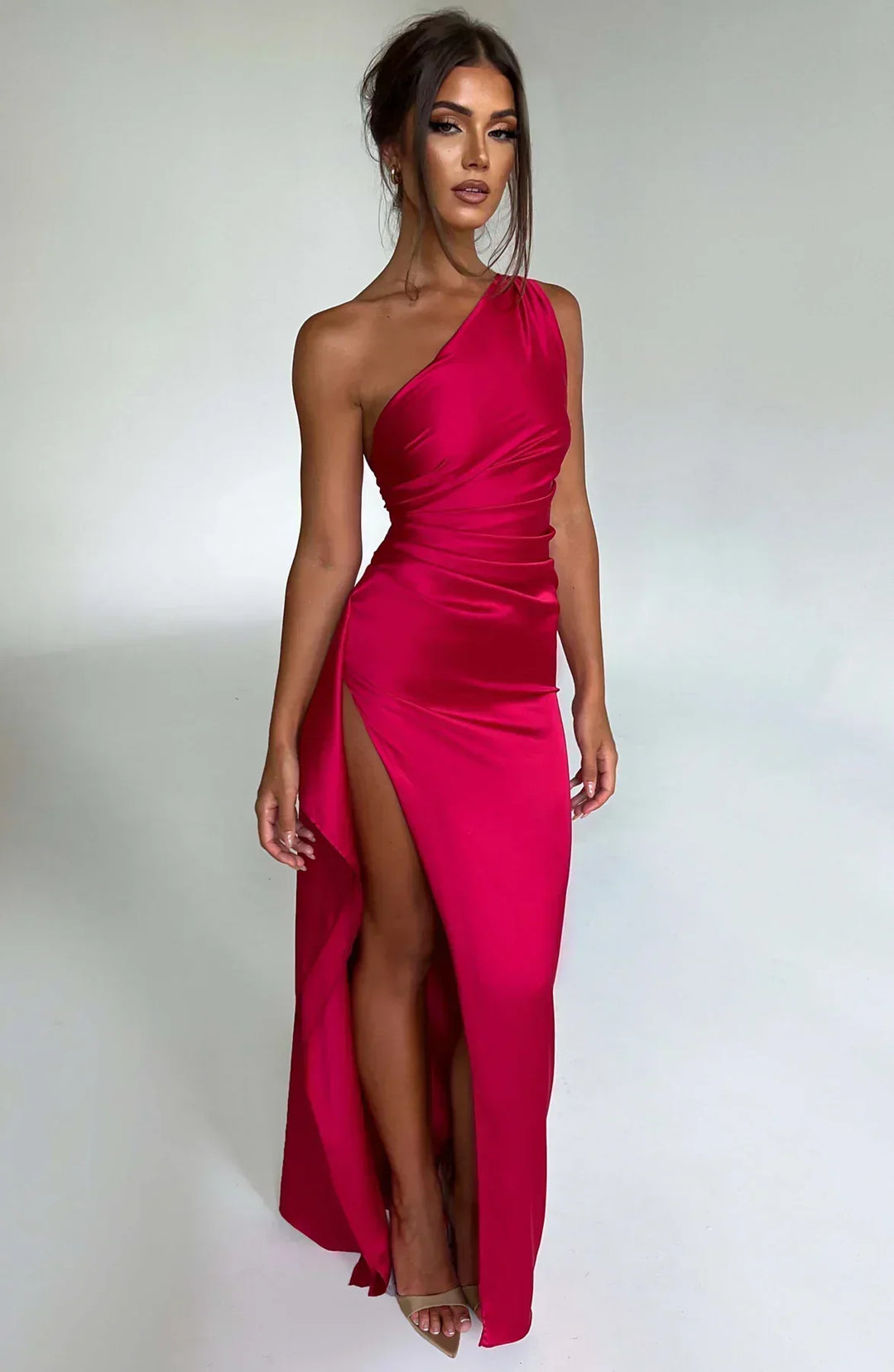 Jaida - Elegante Satijnen Avondjurk
