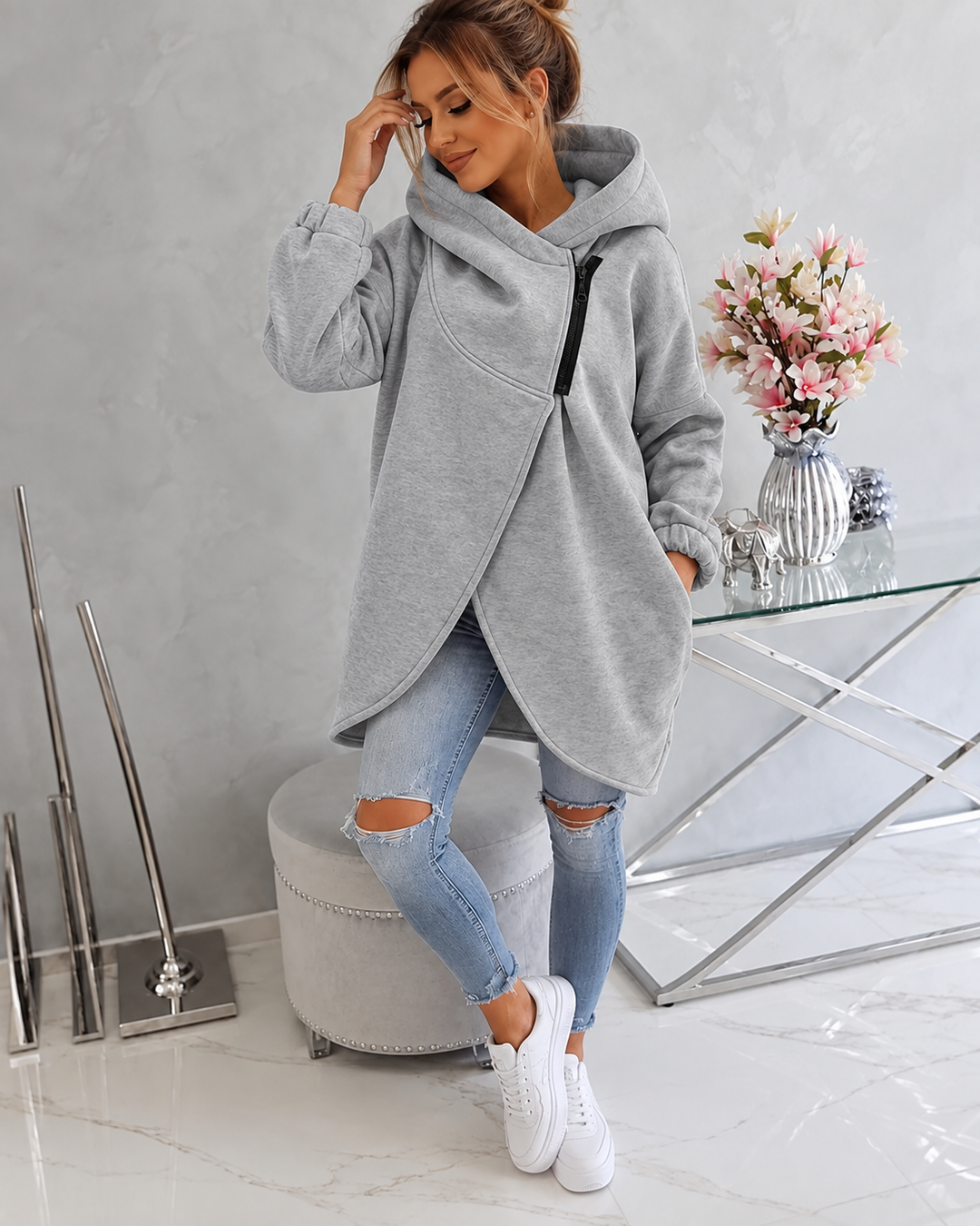 Rebecca | Comfortabel Fleece Oversized Vest
