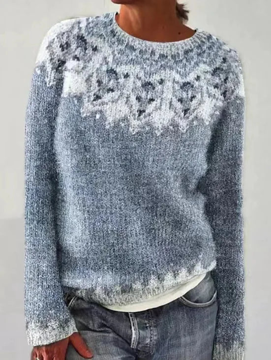 Martine - Stijlvolle Vintage Gebreide Trui