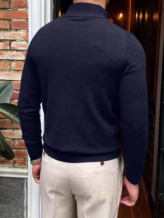 Francesco - Elegante Lange Mouw Rits Coltrui