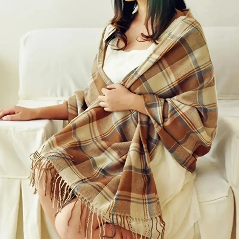 Laura | Elegante Zachte Kasjmier Sjaal