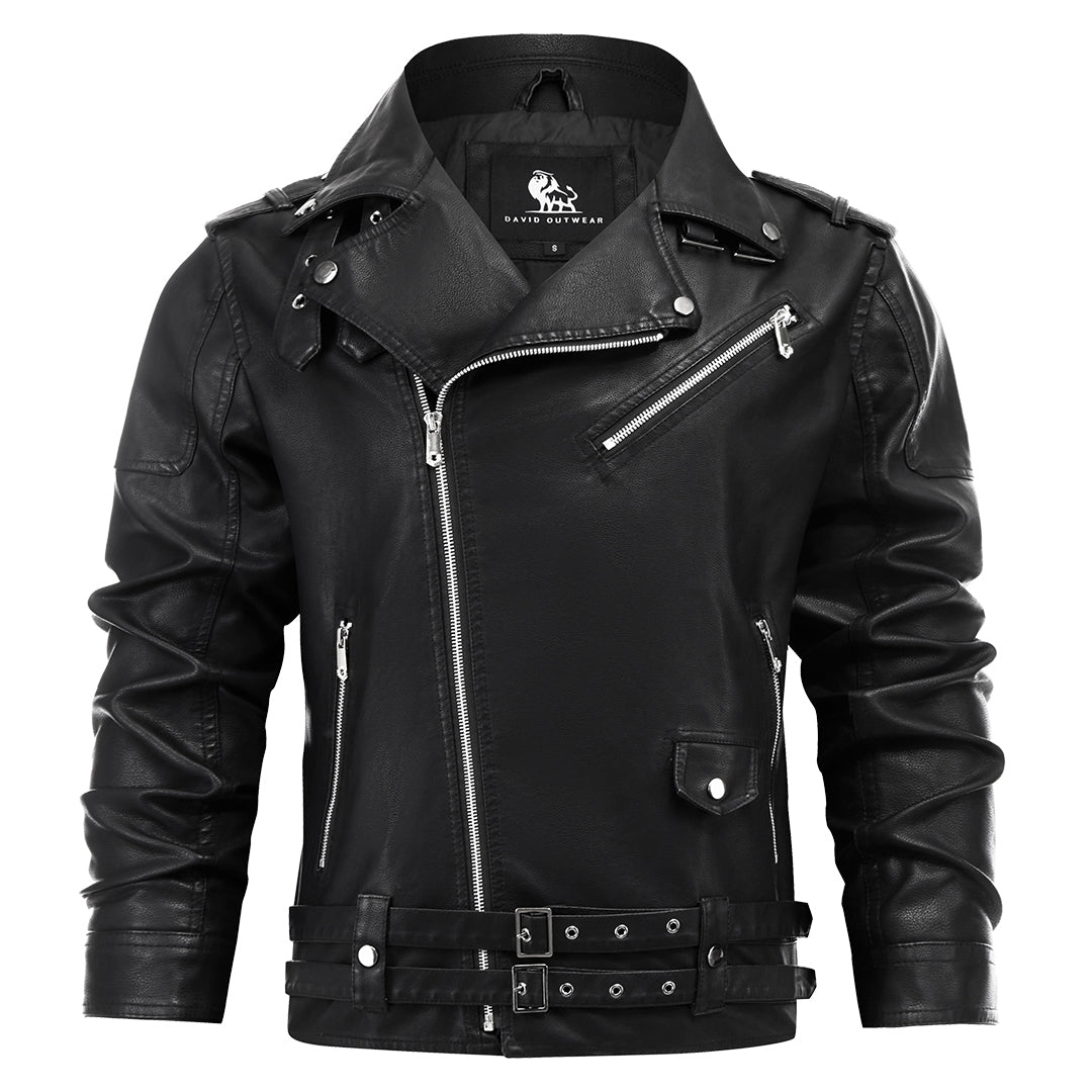 Theo - Stijlvolle Vintage Leren Motorjas