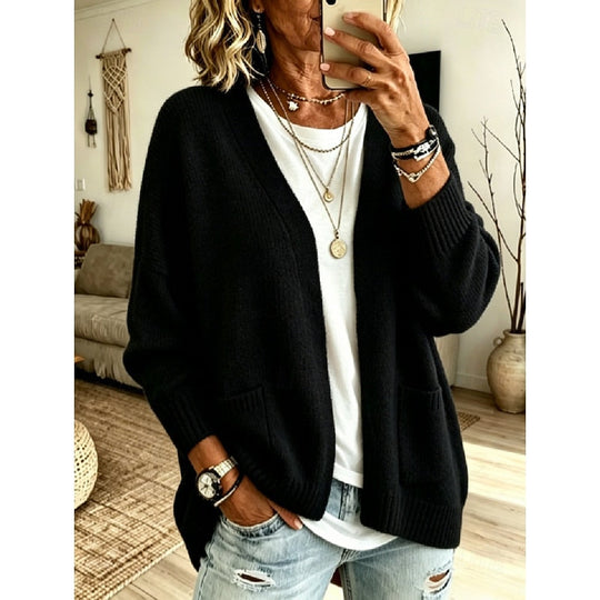 Nathalie - Stijlvol Oversized Gebreid Vest
