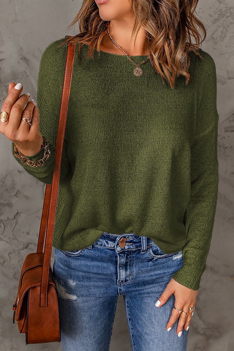 Dames Trui Col Rond Casual Comfortabel