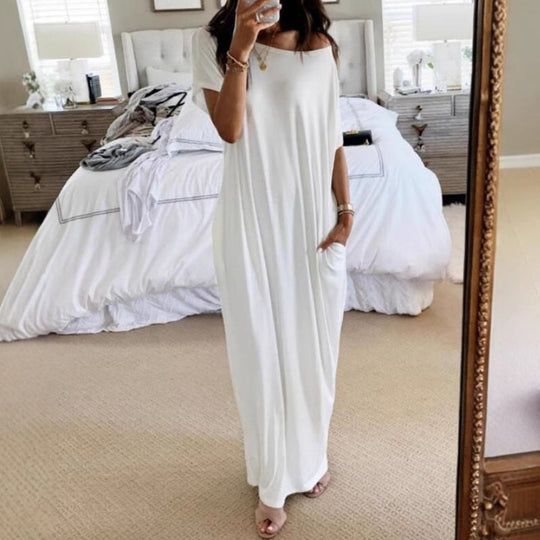 Annelies - Comfortabele Losse Maxi Jurk