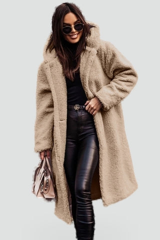 Michelle - Elegante Teddy Mantel Winterjas