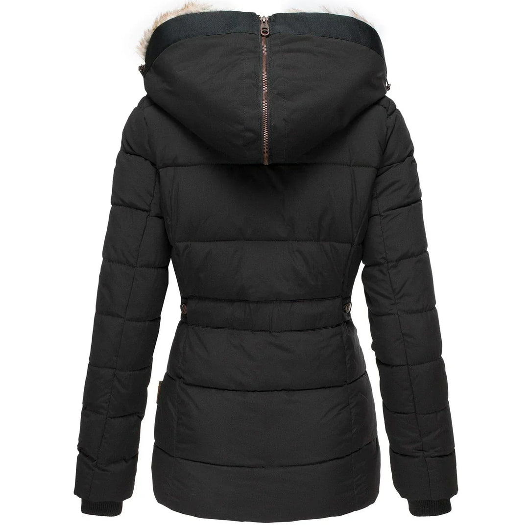 Laura - Stijlvolle Gevoerde Parka Winterjas