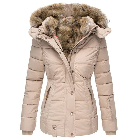 Laura - Stijlvolle Gevoerde Parka Winterjas