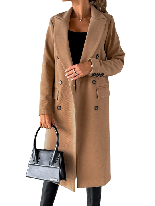 Claire - Elegante Wollen Mantel Winterjas