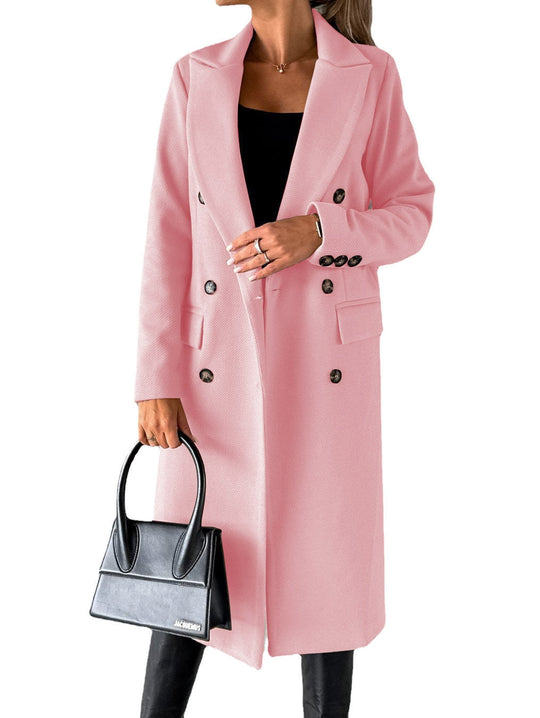 Claire - Elegante Wollen Mantel Winterjas