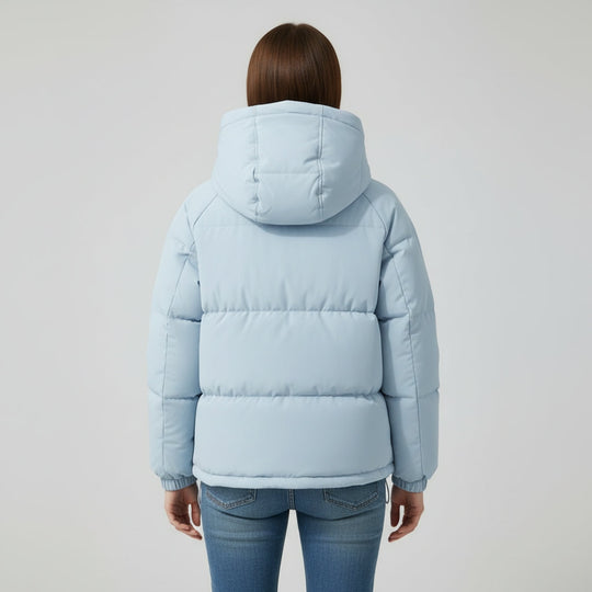 Annemarie - Elegante Korte Gewatteerde Winterjas