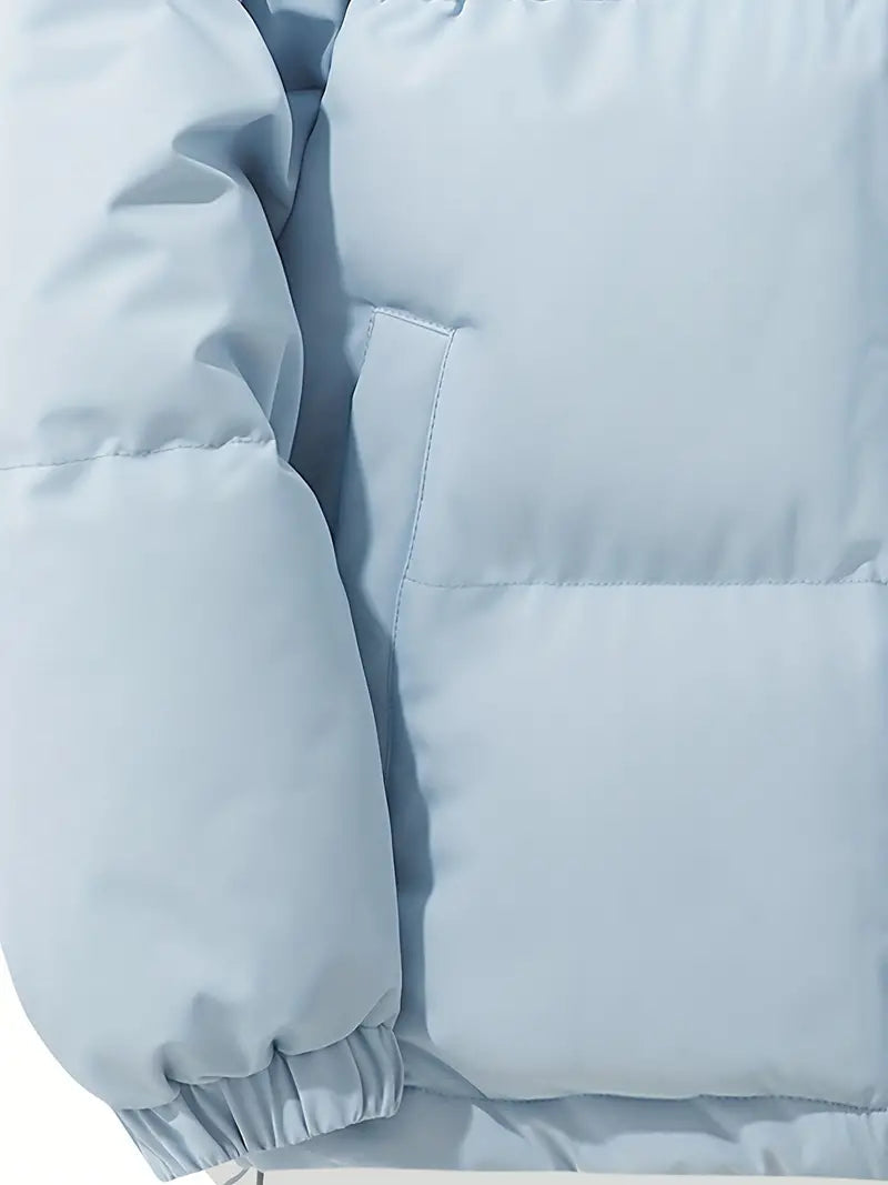 Annemarie - Elegante Korte Gewatteerde Winterjas