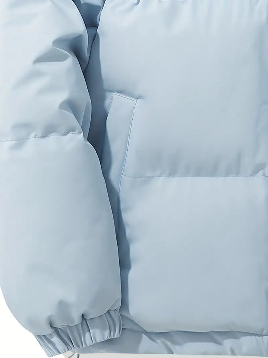 Annemarie - Elegante Korte Gewatteerde Winterjas
