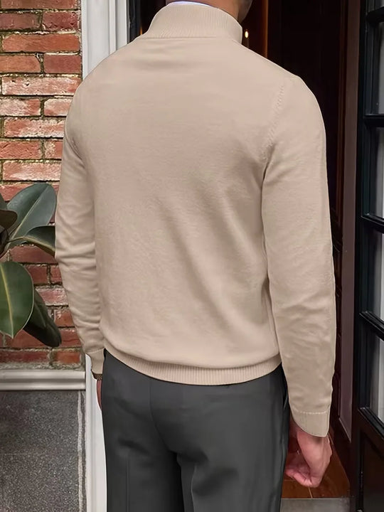 Francesco - Elegante Lange Mouw Rits Coltrui