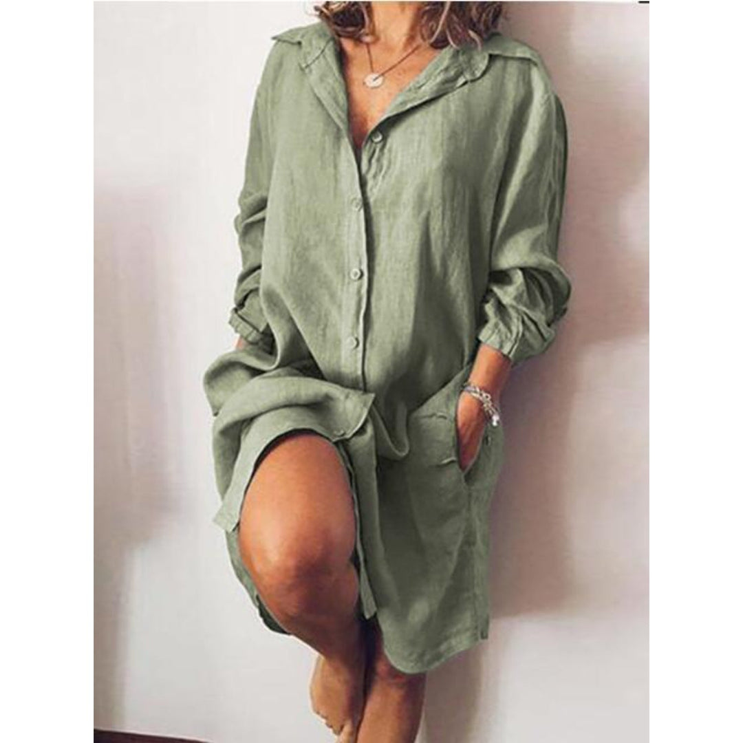 Violaine - Lange Blouse Met Chique Valling