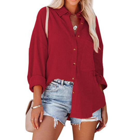 Miralune - Luchtige Zomerblouse Voor Dames Met Stijlvolle Snit