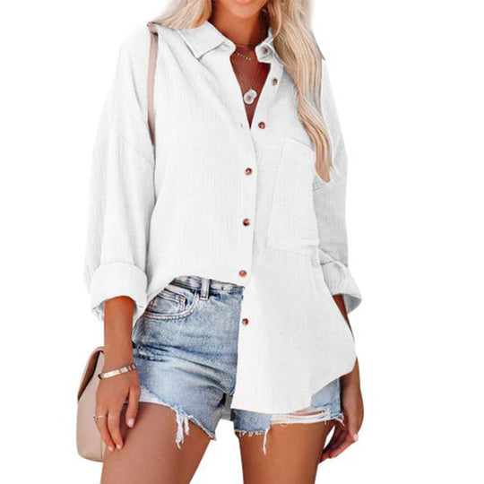 Miralune - Luchtige Zomerblouse Voor Dames Met Stijlvolle Snit