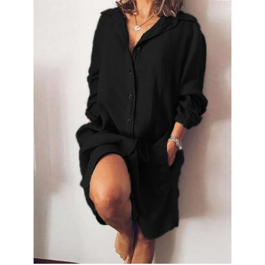Violaine - Lange Blouse Met Chique Valling