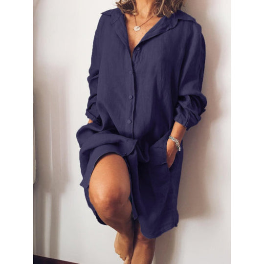 Violaine - Lange Blouse Met Chique Valling