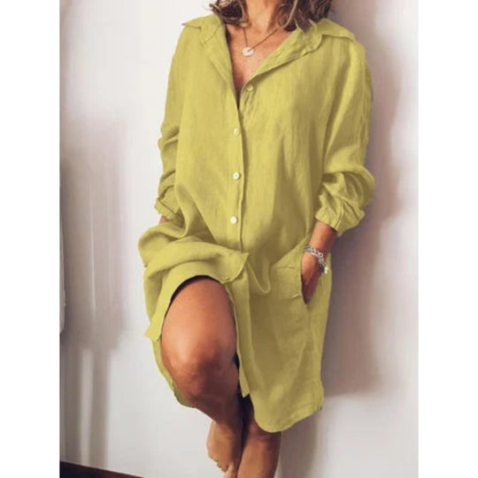 Violaine - Lange Blouse Met Chique Valling