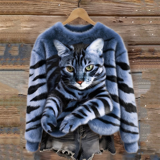 Manon - Stijlvolle Oversized Ronde Hals Sweater