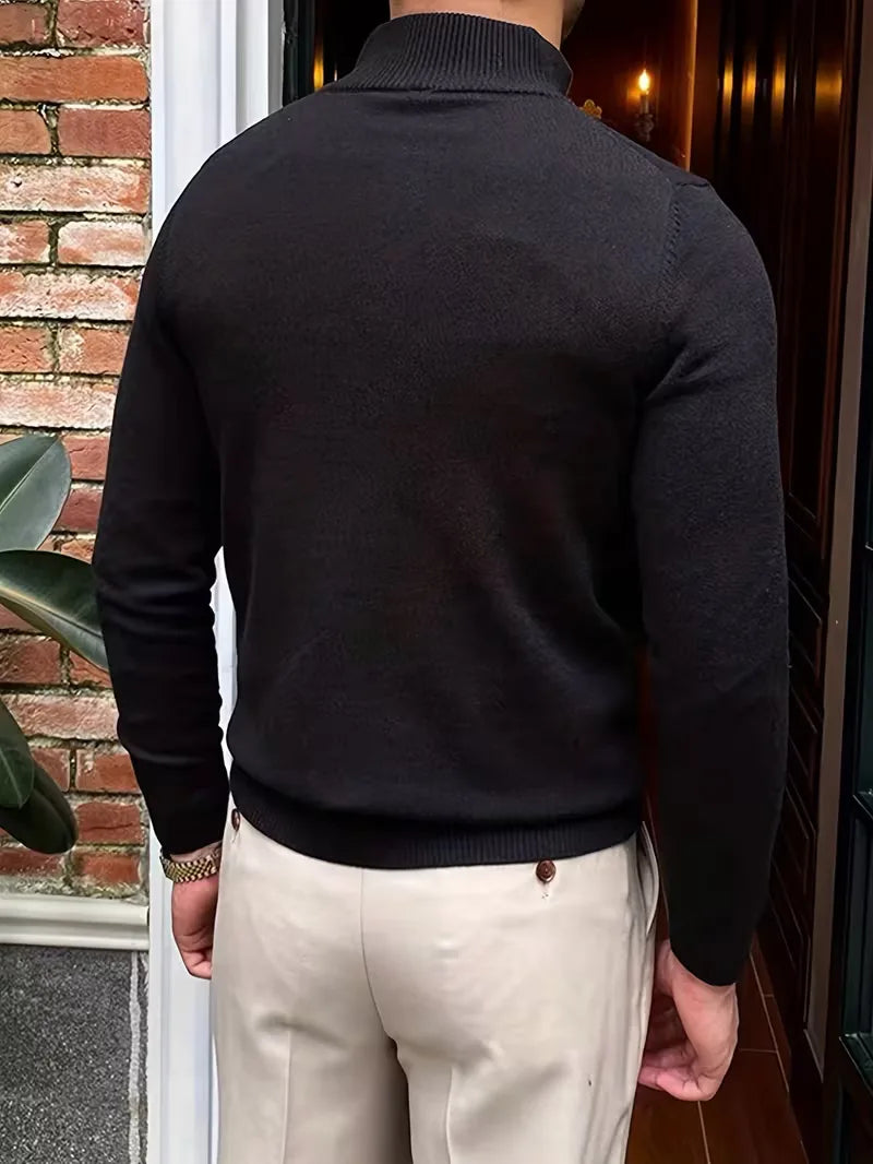 Francesco - Elegante Lange Mouw Rits Coltrui