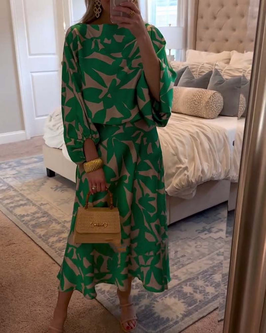 Laura - Tweedelige Set met Midi Rok