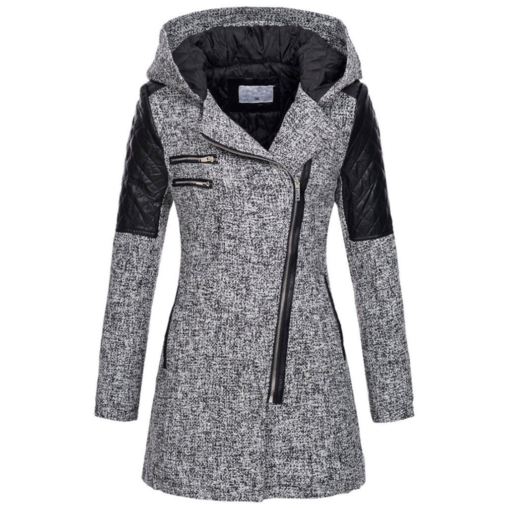 Wendy - Stijlvolle Getailleerde Capuchon Winterjas