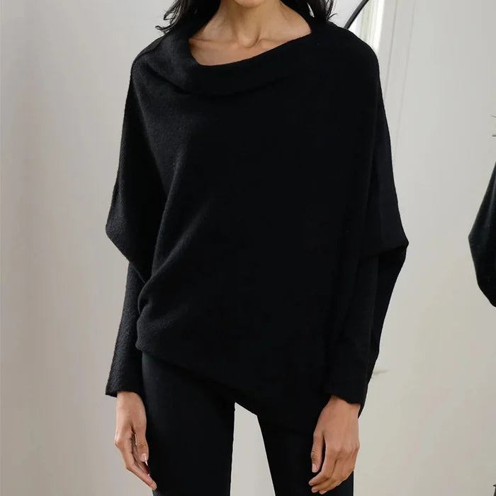Dames Oversized Trui Col Converteerbaar Veelzijdig