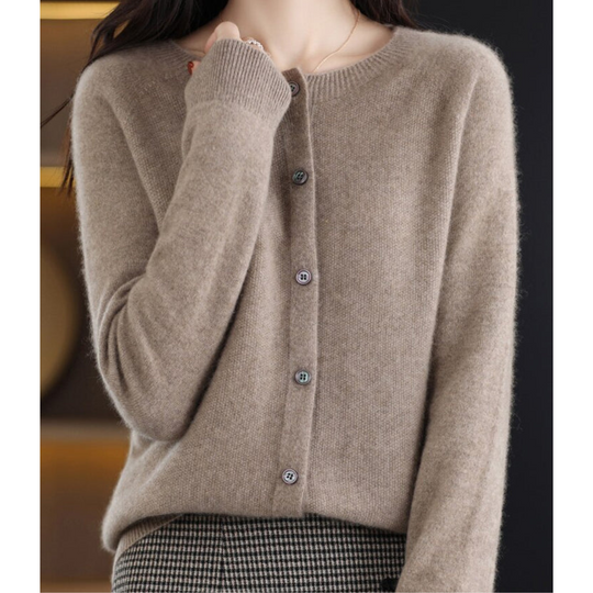 Julia - Elegant Gebreid Knopen Vest