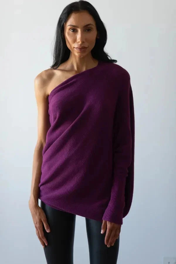 Dames Oversized Trui Col Converteerbaar Veelzijdig