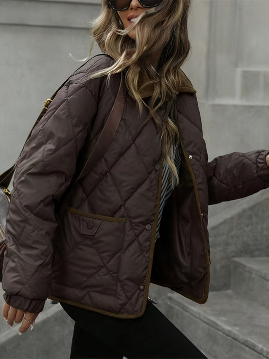 Julie - Stijlvolle Oversized Gewatteerde Jas