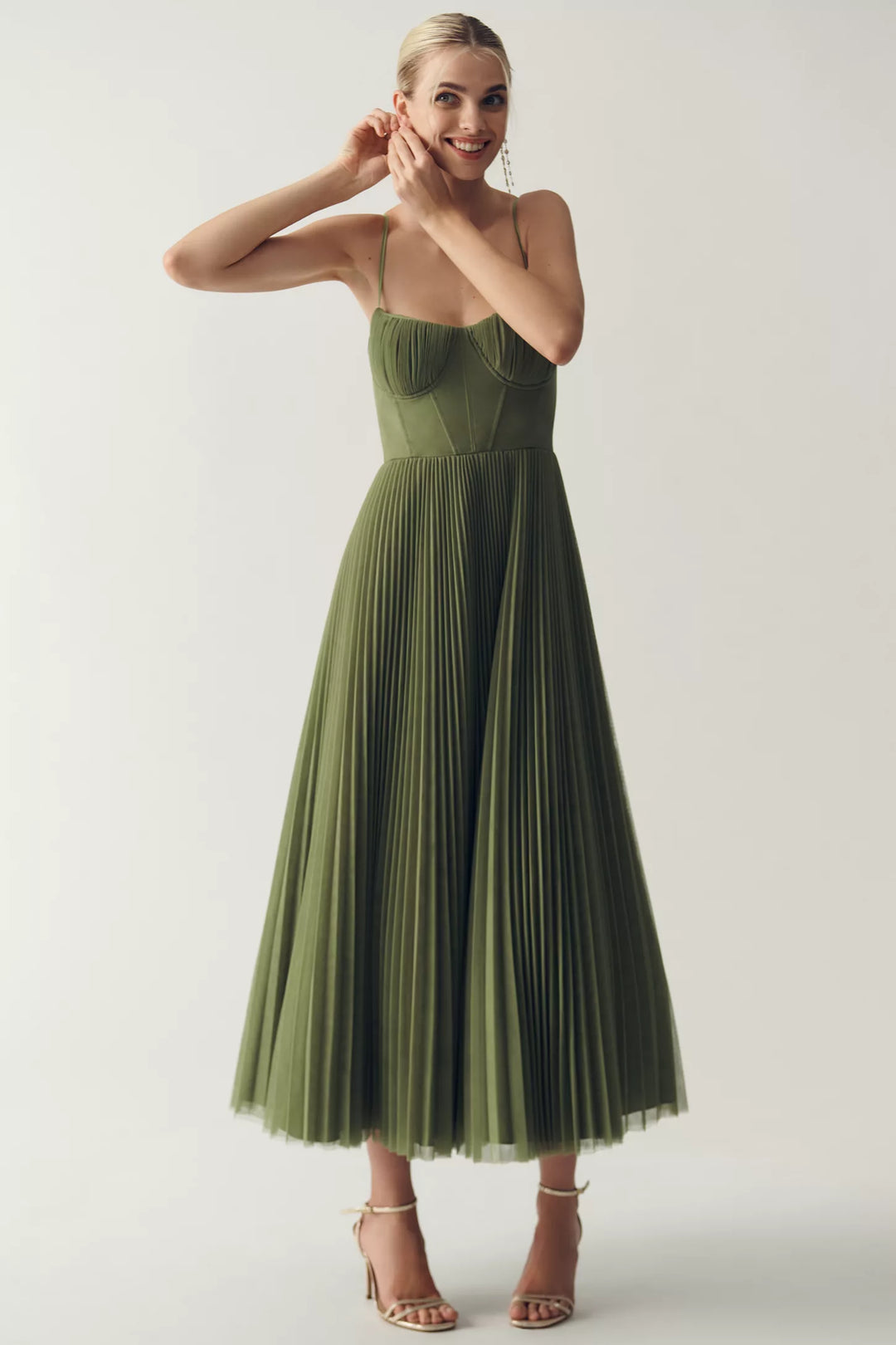 Tule Midi Jurk Dames Elegant - Grace
